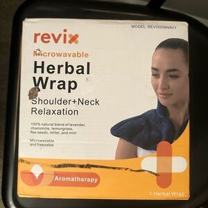 Navy Herbal Wrap for Shoulder and Neck